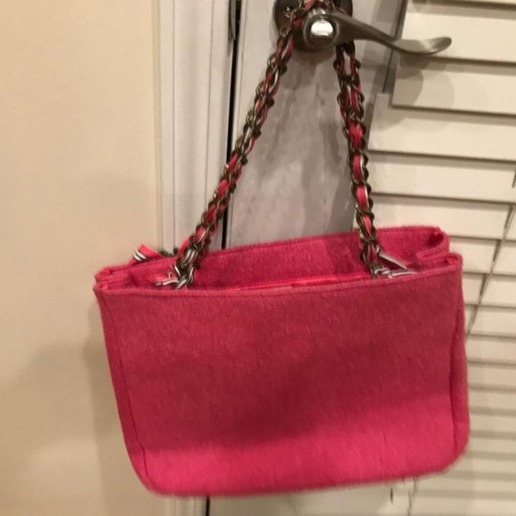 Vintage Fushia Goldie Purse - Picture 3 of 5